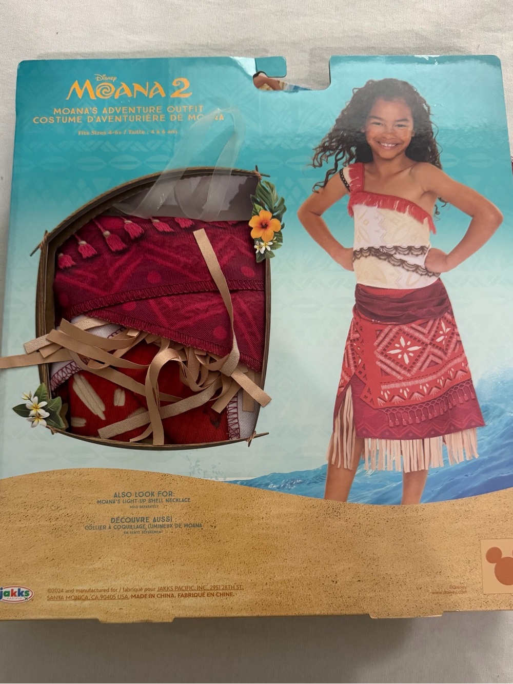 Disney Moana 2 Red Girls' Costume